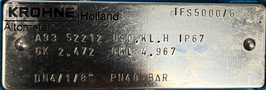 IFC080K + IFS5000 KROHNE (A9352212)