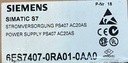 6ES7407-0RA01-0AA0 