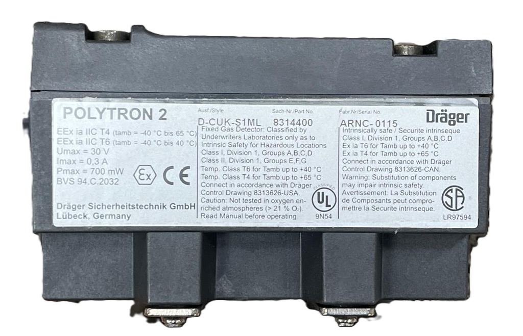 DRAGER   D-CUK-S1ML Polytron 2 