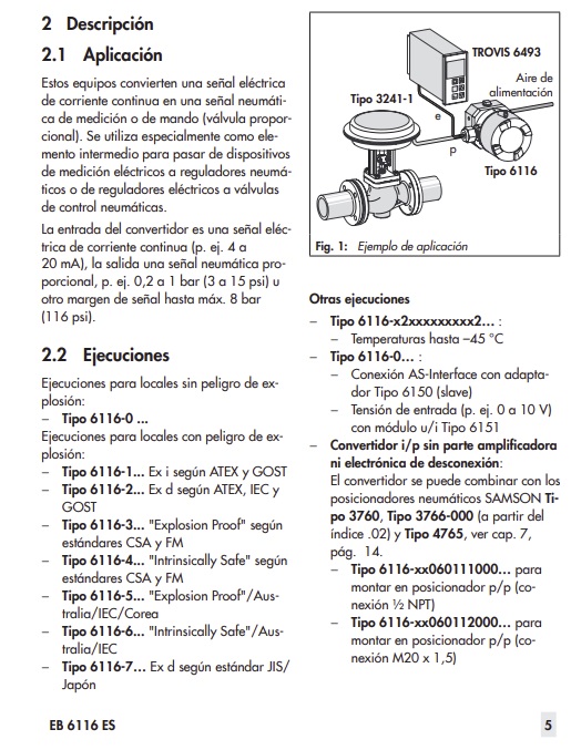 SAMSON 6116