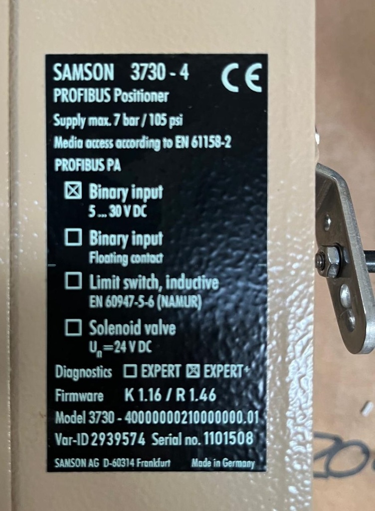 SAMSON  3730-4 Profibus Positioner