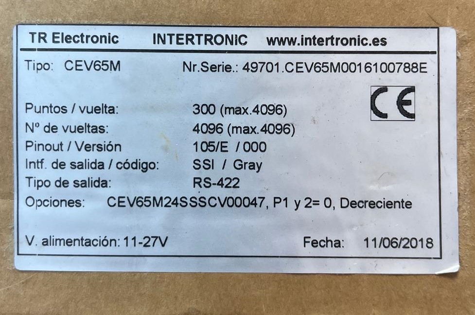 CEV65M  TR-ELECTRONIC -Nº