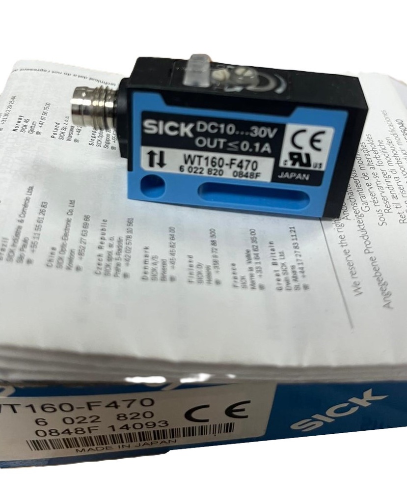 SICK WT160-F470 6022820