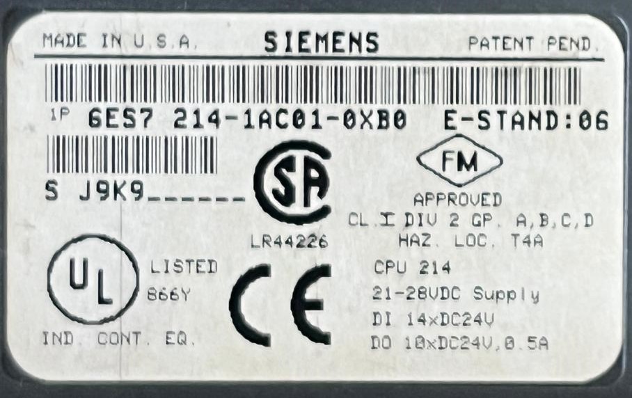 6ES7214-1AC01-0XB0