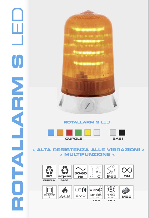 ROTALLARM LED AZUL SIRENA