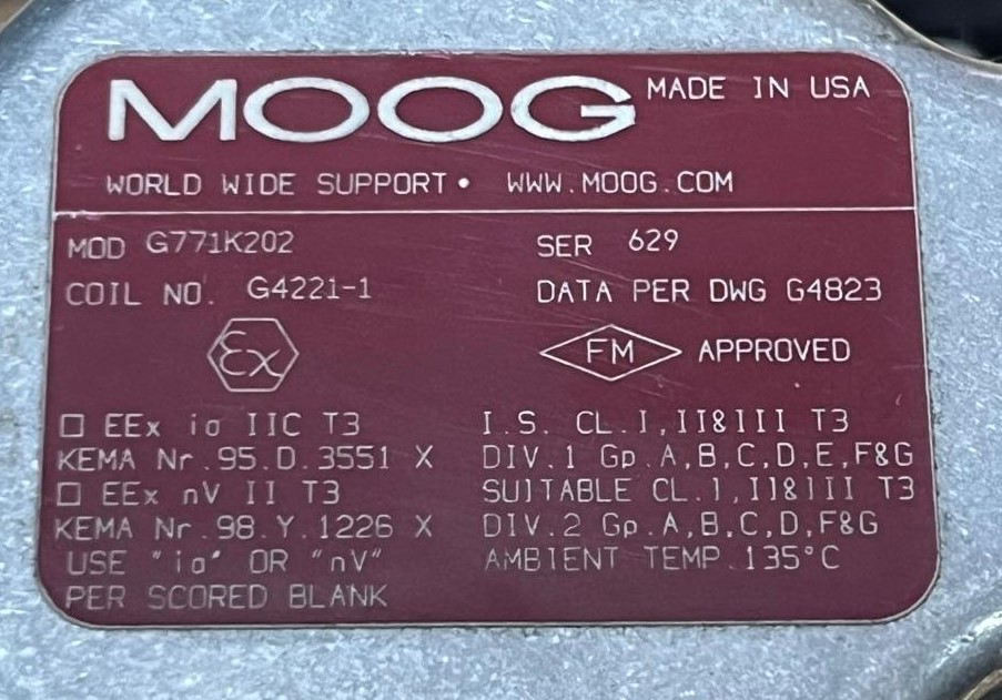 G771K202 MOOG