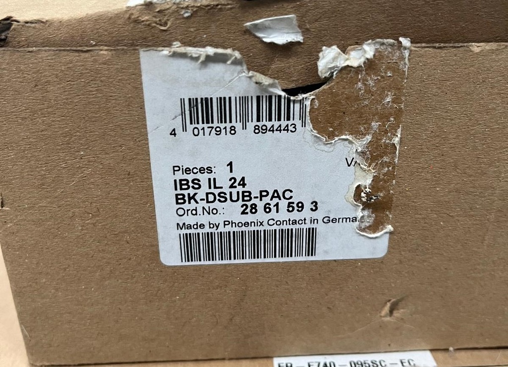 IBS IL 24 BK-DSUB-PAC PHOENIX CONTACT 