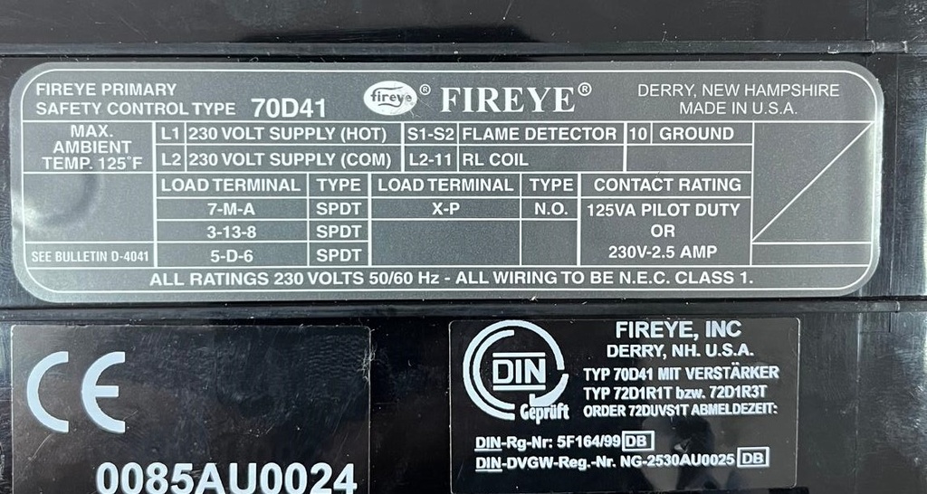 72DUVS1T FIREYE