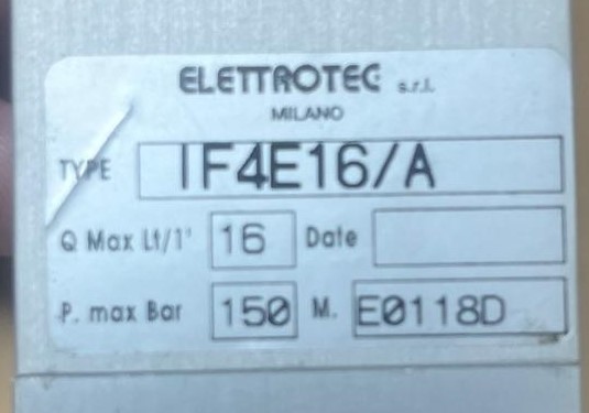 IF4AE16/A FLUXOSTATO FLOW-INDICATOR