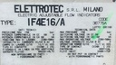 IF4AE16/A FLUXOSTATO FLOW-INDICATOR