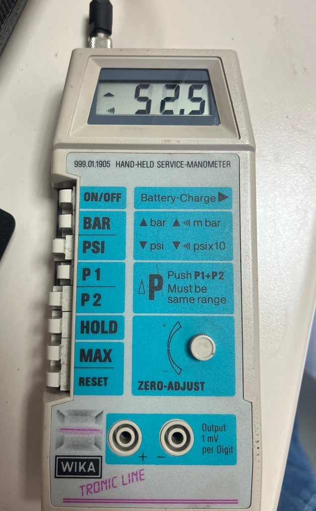 WIKA 999.01.1905 HAND HELD SERVICE MANOMETER