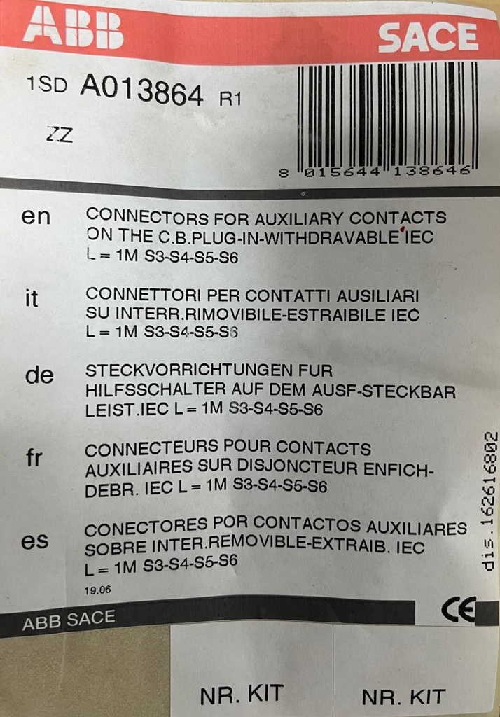 ABB 1SD A013864 R1 ZZ SACE 