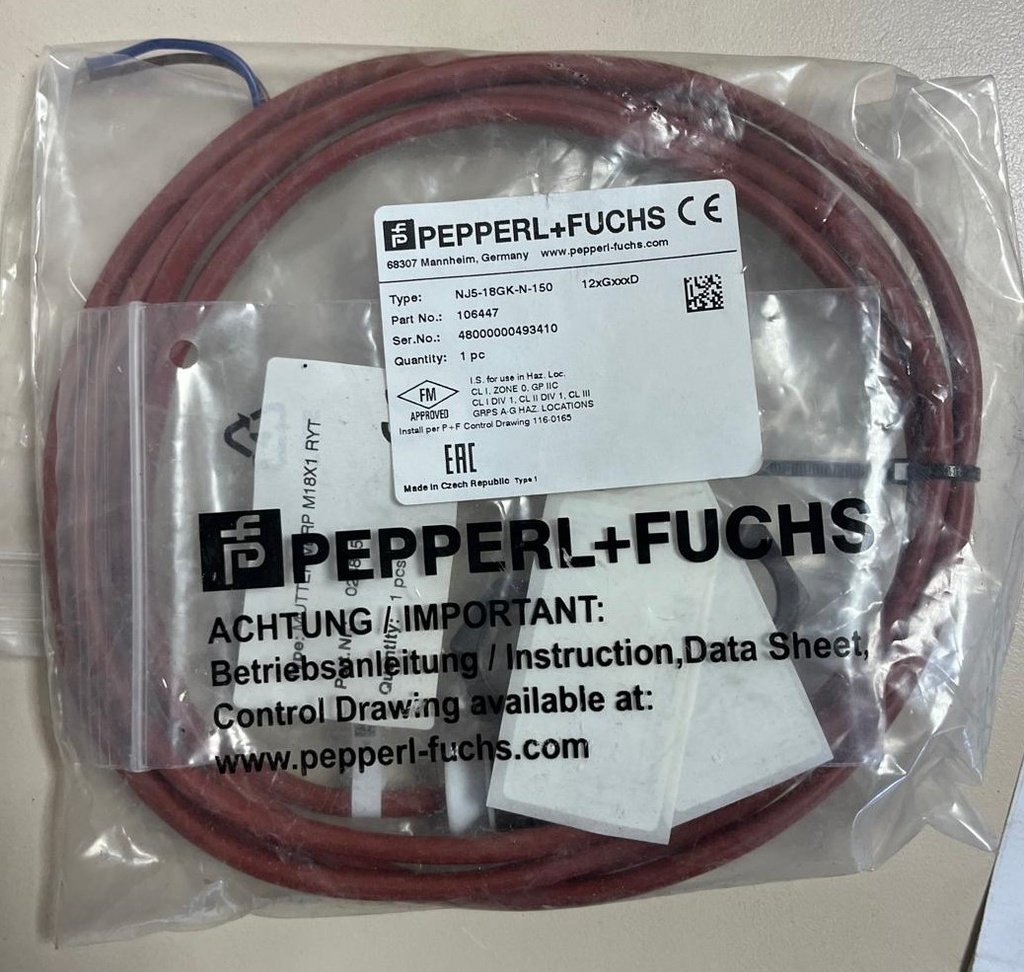 PEPPERL+FUCHS NJ5-18GK-N-150 