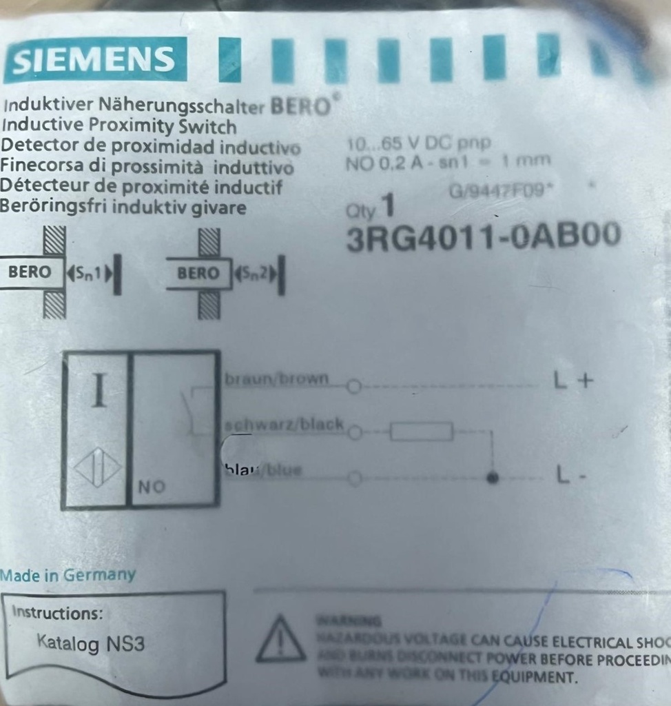 3RG4 011-0AB00 SIEMENS