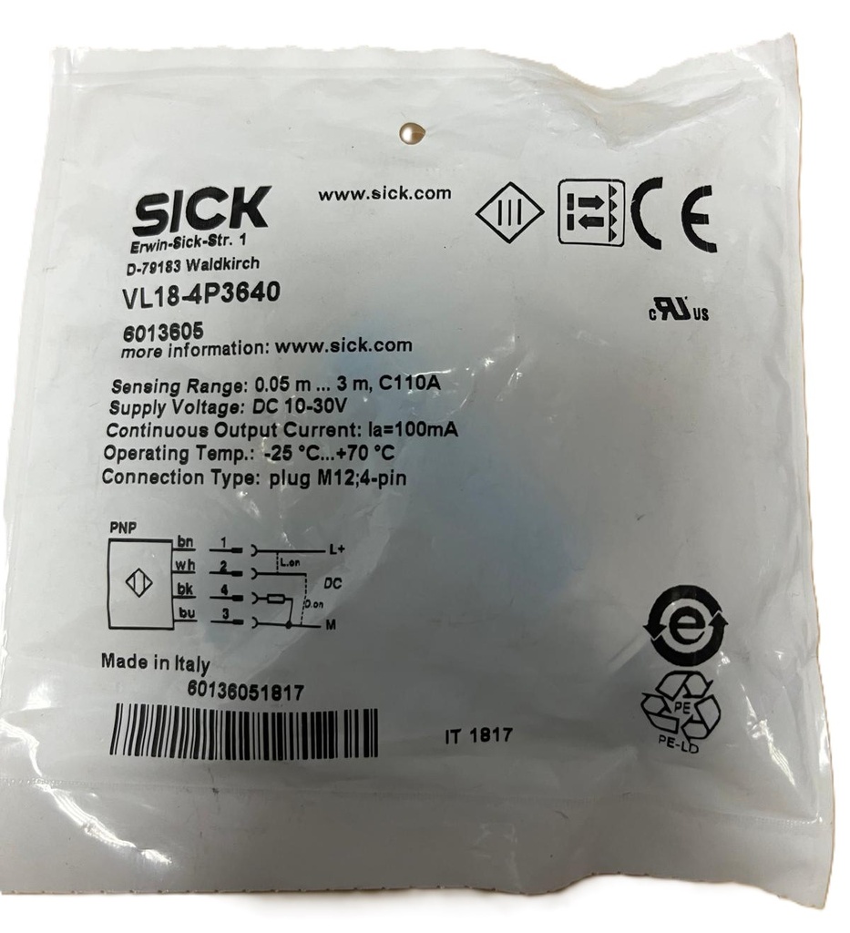 SICK VL18-4P3640  (6013605)
