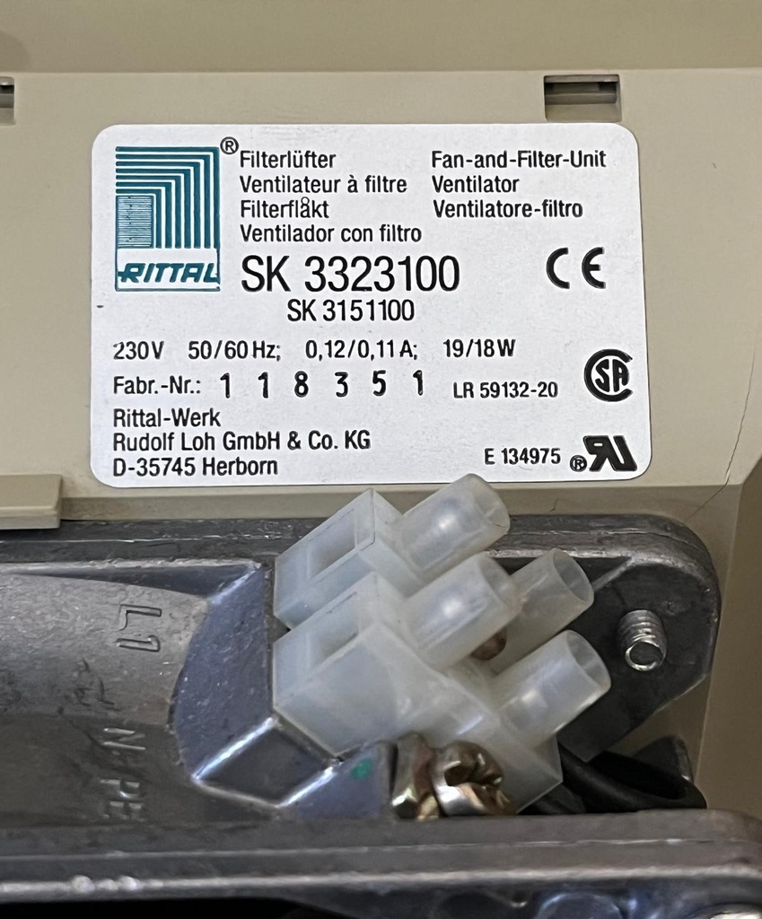 RITTAL SK3323100 VENTILADOR CON FILTRO