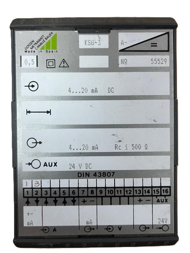 KSG-3 TRANSDUCTOR  CAMILLE BAUER