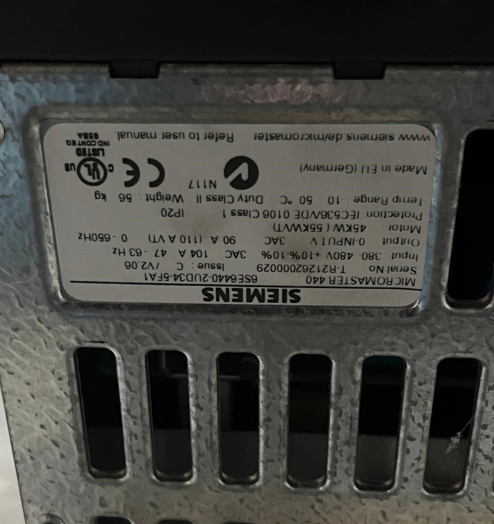 MICROMASTER 440 6SE6440-2AD34-5FA1 
