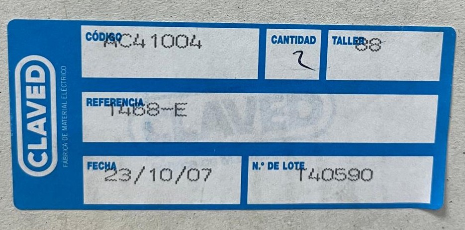 CLAVED 1408-E