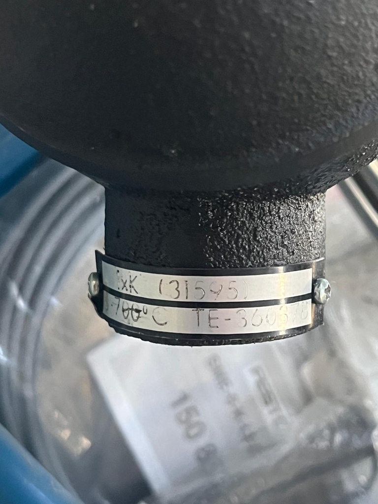 TERMOPAR TIPO (K) VAINA 20 MT