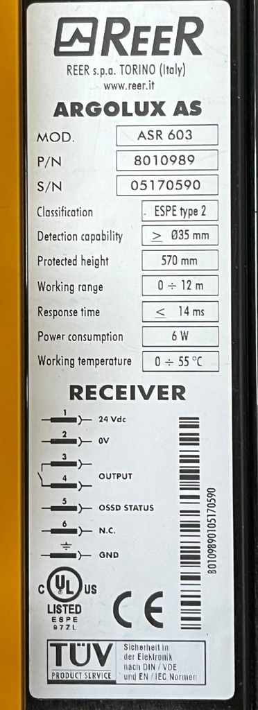 ARGOLUX AS ASE 603 
