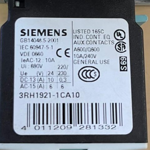  3RT1024-1BB40 SIEMENS