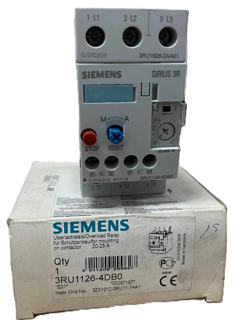 3RU1126-4DB0 + 3RU1926-3AA01SIEMENS