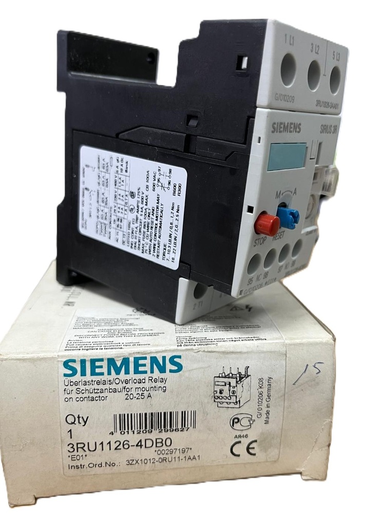 3RU1126-4DB0 + 3RU1926-3AA01SIEMENS