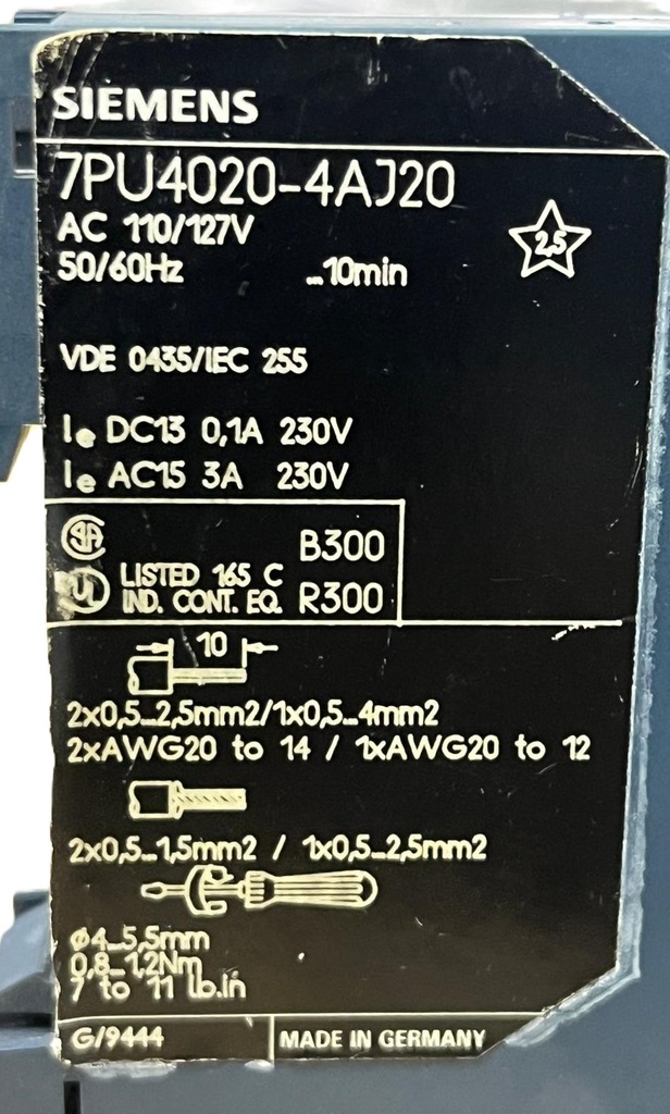 7PU4020-1AJ20 SIEMENS 