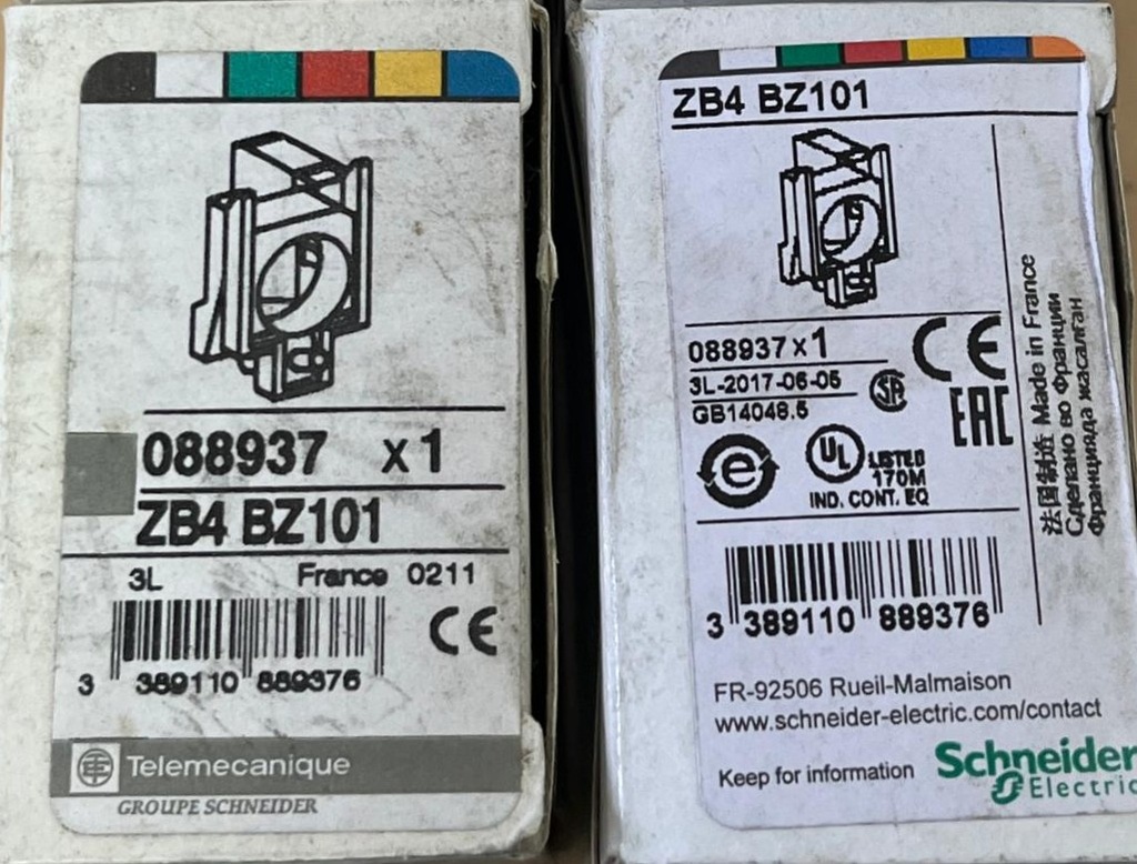 ZB4BZ101 TELEMECANIQUE