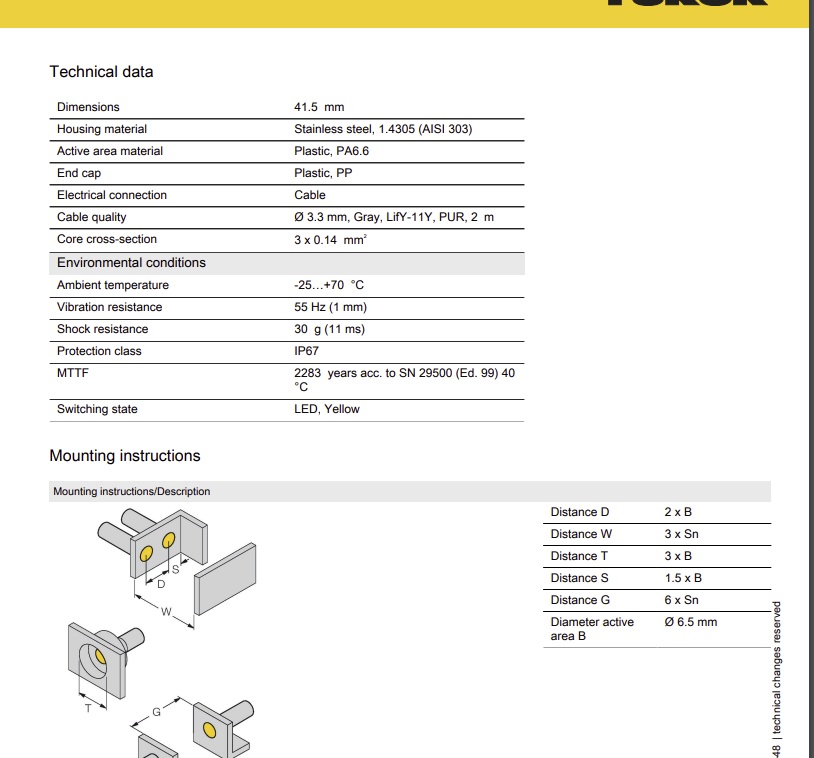 BI1.5-EH6.5-AP6X TURCK 