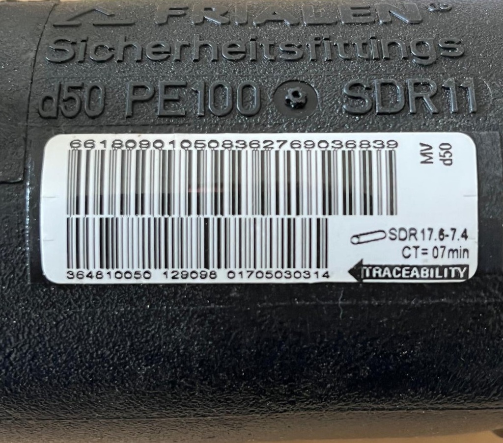 MV50 PE 100 SDR 11TAPON ELECTROSOLDABLE d50