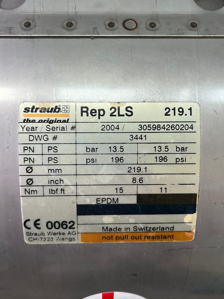 STRAUB REP 2LS 219.1