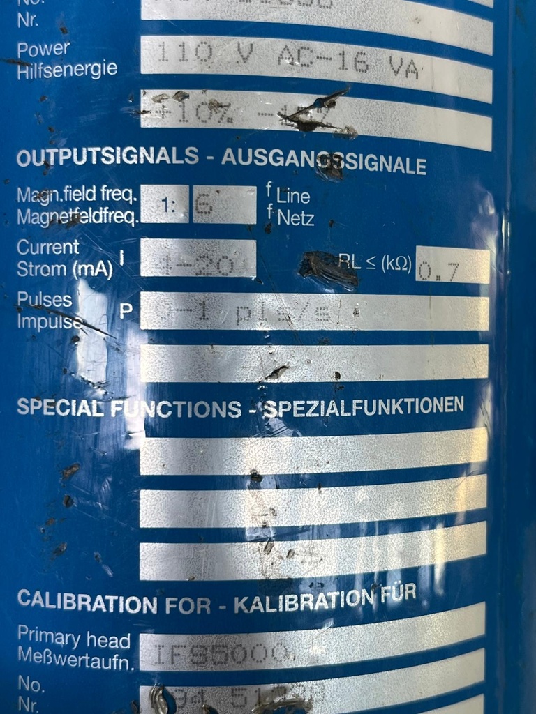 IFC080K + IFS5000 KROHNE DN 50