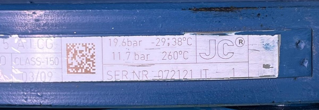 VALVULA ANSI JC FIG.715 150 LB 8” ACTUADOR