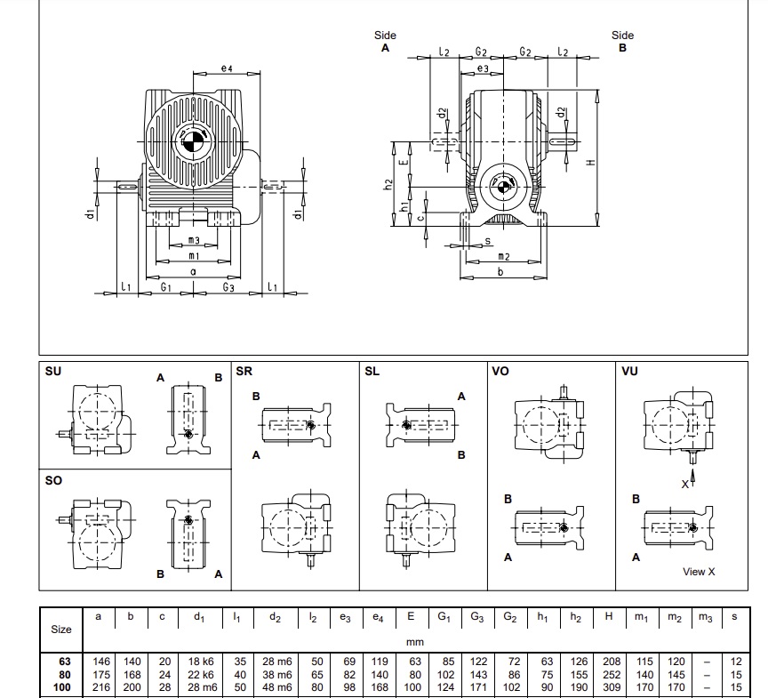 FLENDER CAVEX CUW 100