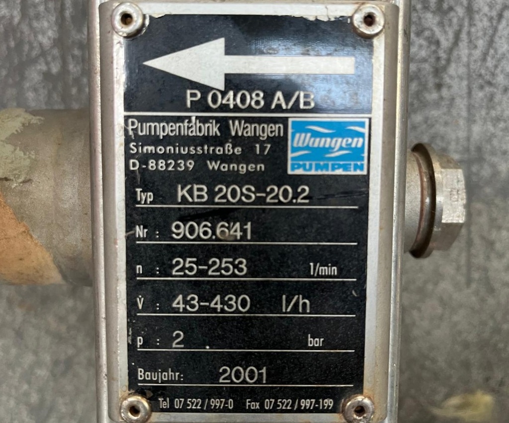 WANGEN KB 20S-20,2