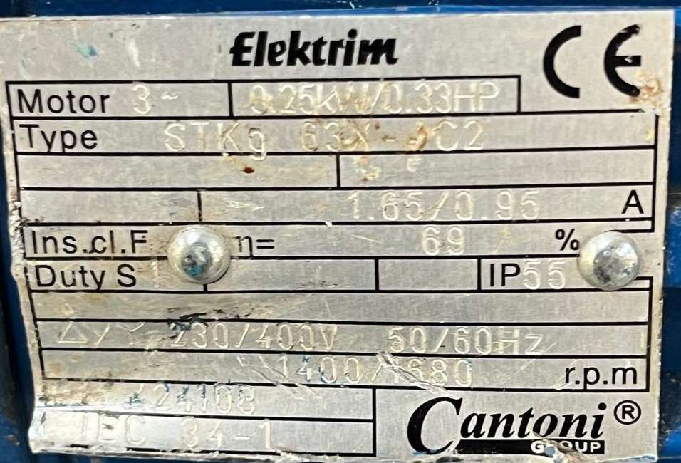 ELEKTRIM STKG 63X-4C2   0,25KW