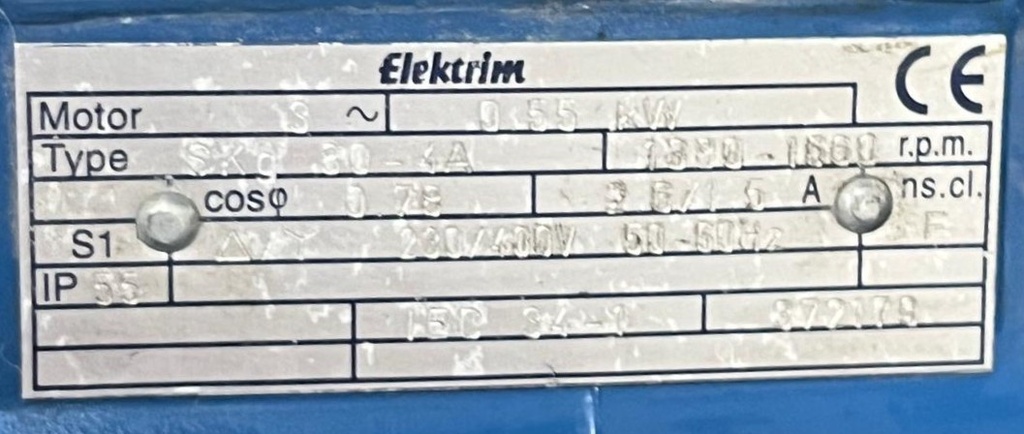 ELEKTRIM SKg 80 4A  0.55KW