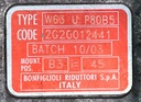 BONFIGLIOLI W63 U P80B5 i=40
