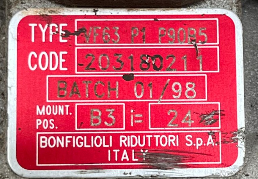 BONFIGLIOLI VF63 P1 P90B5   I=24