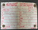 EMOD  63L-6X  0.15KW 850 RPM