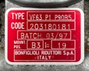BONFIGLIOLI VF63P1 P90B5 i=19