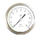 MANÓMETRO 160MM 0-10BAR INOX.