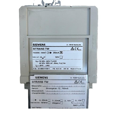 Siemens SITRANS TW 7NG3242-0AA07 transmisor de temperatura