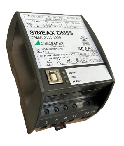 Camille Bauer SINEAX DM5S-0111 1300 transductor de redes