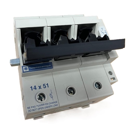 Telemecanique GK1-EK seccionador portafusibles tripolar 50 A
