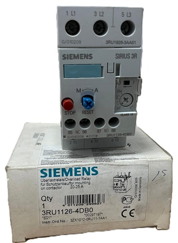 3RU1126-4DB0  +  3RU1926-3AA01 SIEMENS