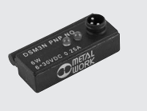Metalwork DSM3.N225 (W0950000222) sensor magnético efecto Hall PNP para cilindros