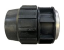 Jimten J-62 110 × 4" enlace mixto rosca hembra para tubo PE 110 mm × 4"